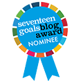Nominierung für den seventeen goals Blog Award
